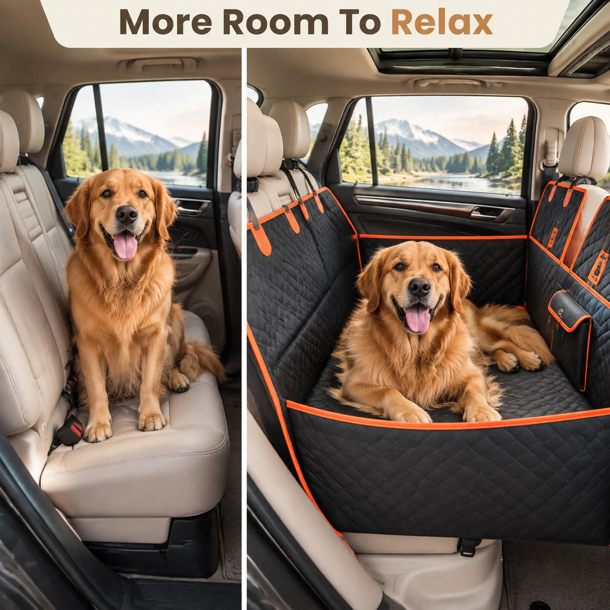 Dog Car Back Seat Extender