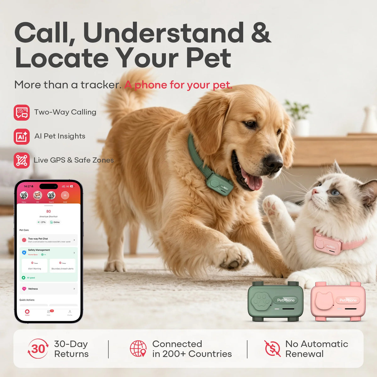 AI Smart Pet Collar Tracker