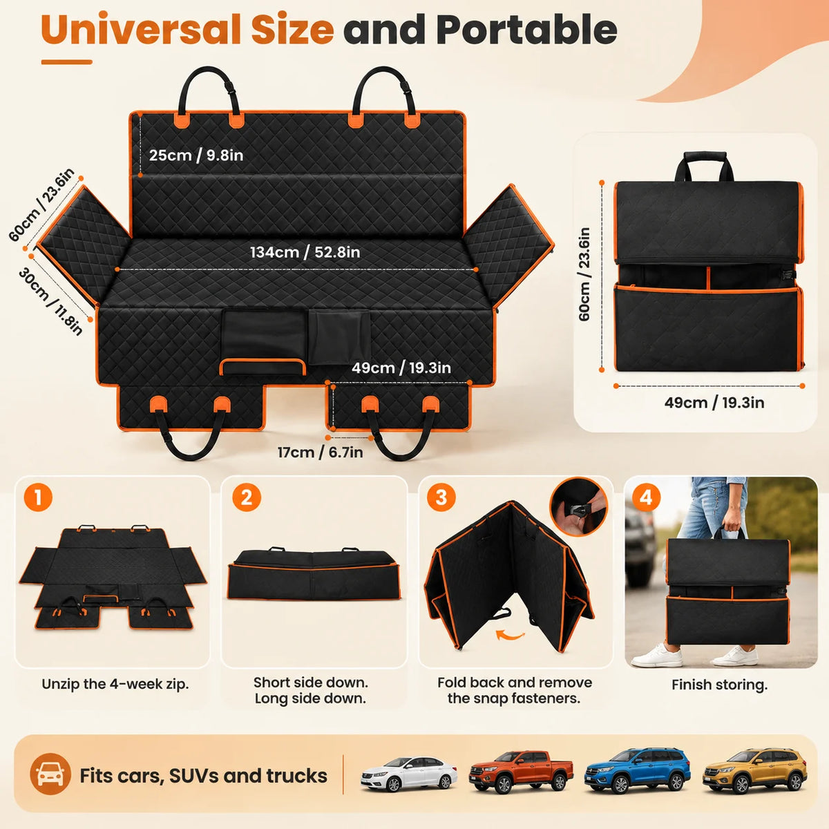 Dog Car Back Seat Extender